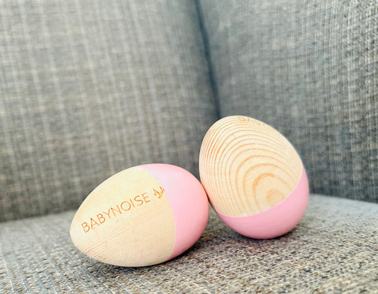Baby Pink Duo Egg Shakers