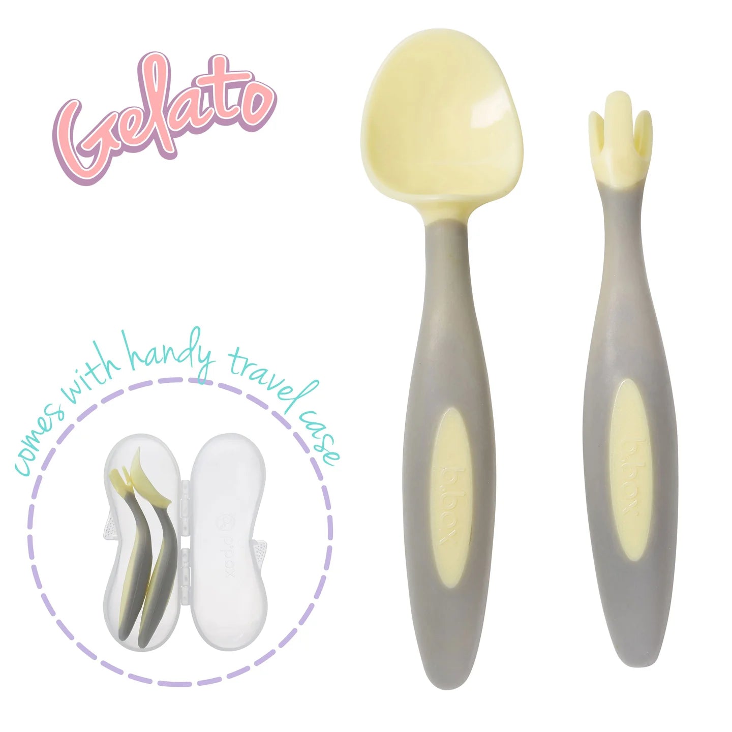 Gelato Toddler Cutlery - Banana Split