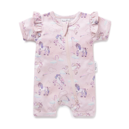 Unicorn Zip Romper