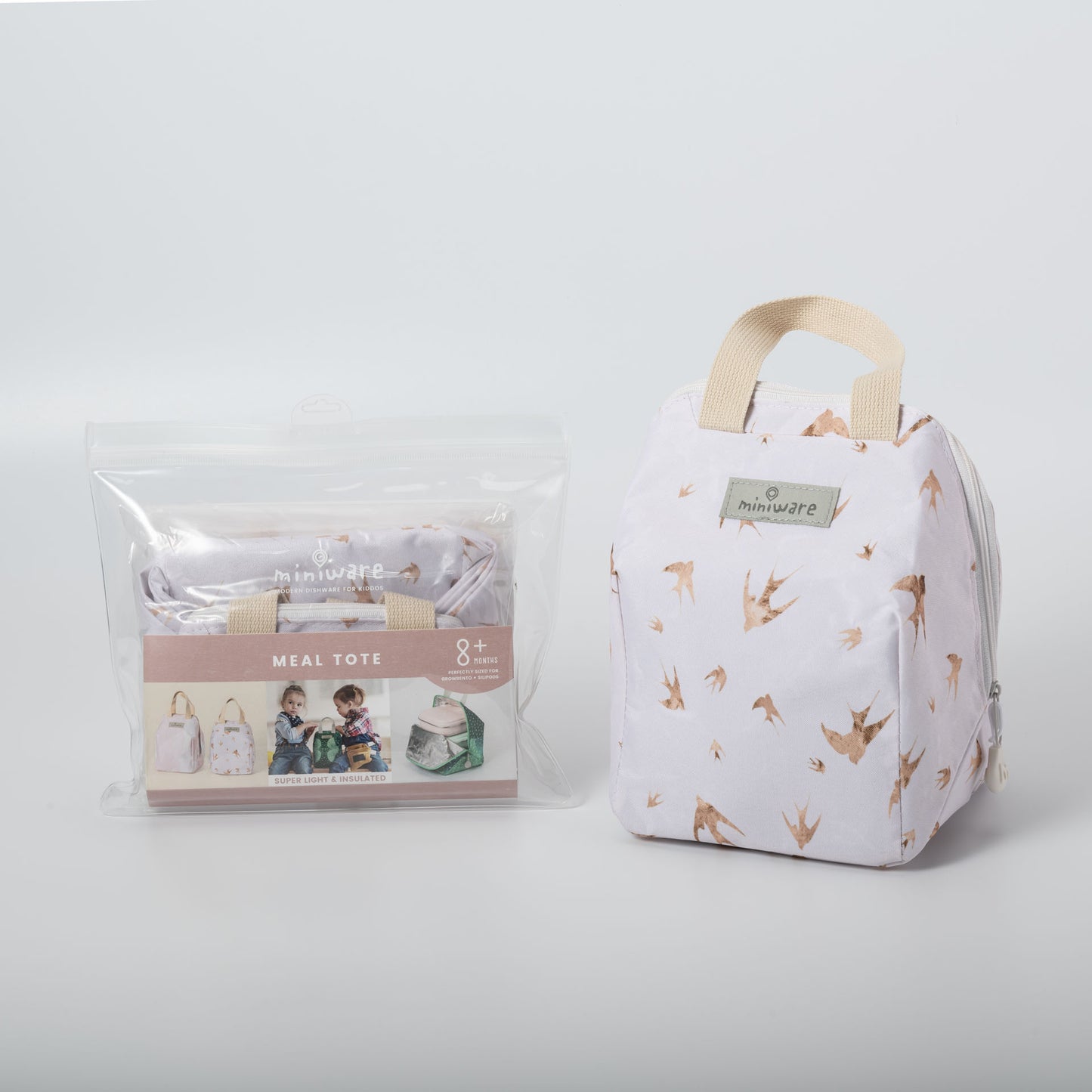 Miniware - Meal Tote Bag in Golden Swallow