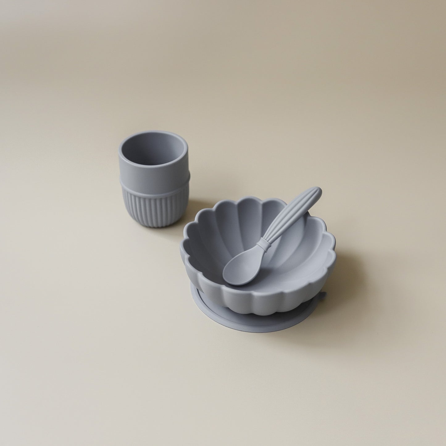 Kiku Silicone Dinnerware Set - Bluebell