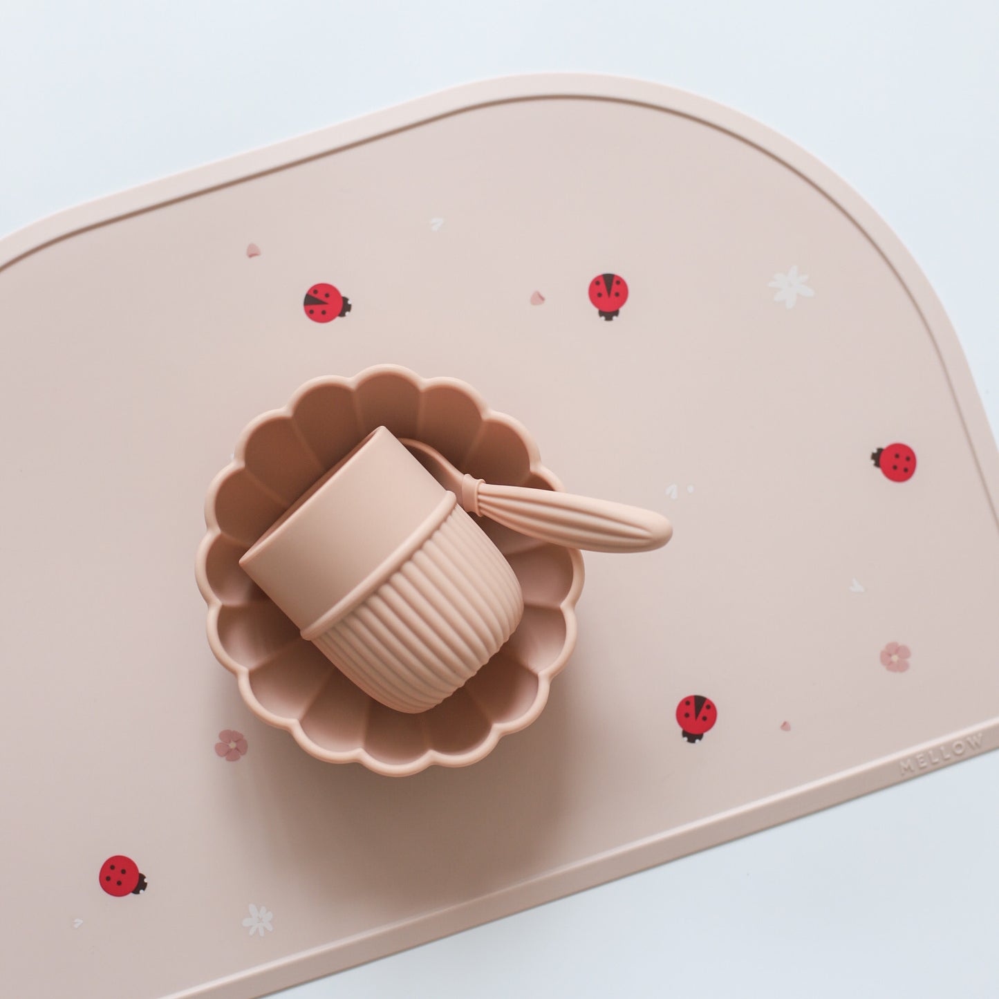 Kiku Silicone Dinnerware Set - Rosewater