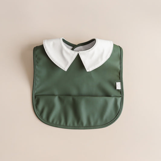 Preppy Baby Bib - Seaweed